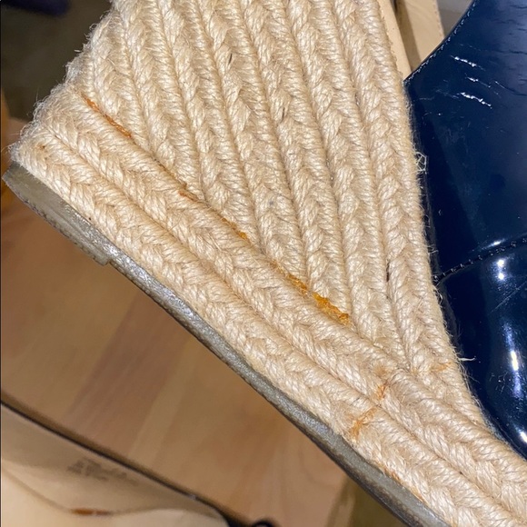 steve madden leather bow wedges - Picture 6 of 7